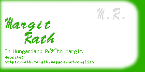 margit rath business card